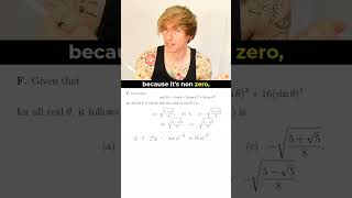 Oxford University Maths Admissions Test 2022 Question 6 [upl. by Portingale]