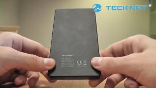 TeckNet iEP517 6000mAh Power Bank with BuiltInCable [upl. by Elesig]