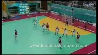 Qatar  Sout Korea Handball [upl. by Coplin159]