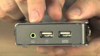 Ultra GammaView Aluminus 4555 4Port KMV Switch [upl. by Siana]