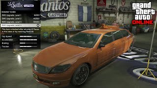 GTA Online  Benefactor Turreted Limo Customization [upl. by Oigolue]