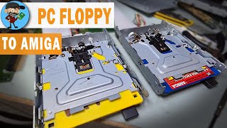 Adapting a Mitsumi D359M3 PC Floppy Drive to AMIGA [upl. by Arot]