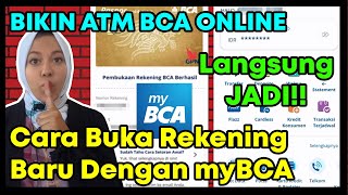 Membuka Rekening Baru dengan myBCA yang Aman dan Cepat  Cara Bikin Atm Bca Online 2024 Untuk pemula [upl. by Nishom]