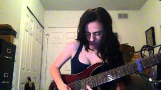 Born of Osiris  Follow the Signs Solo Cover by Sarah Longfield [upl. by Lalad509]