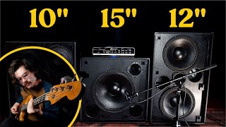 10 vs 15 vs 12 Does bass speaker size matter [upl. by Rutherfurd]