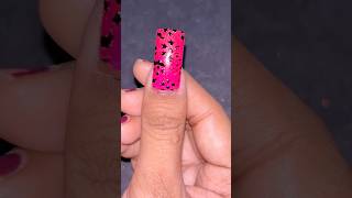 Easy nail art design with sticker 💅💖✨nailartdesigns trending youtubeshorts explorepage diy [upl. by Nerland]