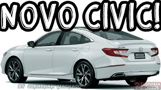 NOVO CIVIC G11 E AS PRIMEIRAS INFORMAÇÕES DO HONDA 2022 [upl. by Nomelc232]