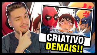 REACT │editor tentando editar DEADPOOL amp WOLVERINE do 7 MINUTOZ [upl. by Say417]