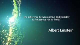 The difference between genius and stupidity  Albert Einstein [upl. by Wolfgram]