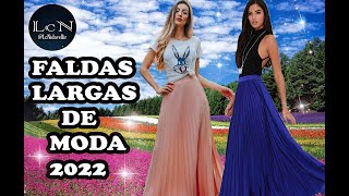 FALDAS LARGAS DE MODA 2022 [upl. by Eberle]