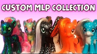 MY CUSTOM PONY COLLECTION  2016 MandaPanda Toy Collector MLP My Little Pony [upl. by Joice]