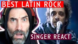 Soda Stereo  Juegos De Seducción En Vivo singer reaction [upl. by Ardelis]