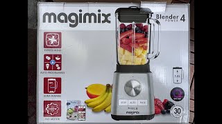 Unbox and review MagiMix power 4 blender [upl. by Aseuqram]