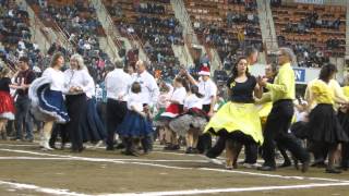 90 FRED STRANG CALLS quotSAN ANTONIO STROLLquot AT 2014 PA FARM SHOW SQ DANCE COMPETITION [upl. by Eugnimod]