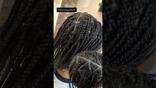 Tranças soltas triangular que tal  cabelo braids locs trancasboxbraids [upl. by Adiela840]