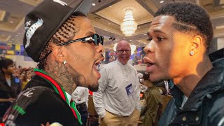 Gervonta Davis RUNS UP On Devin Haney And CONFRONTS Him About FIGHT [upl. by Annahsad687]