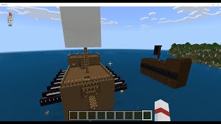 Minecraft Imperial Naval battle Pirates decimated [upl. by Llehctim]