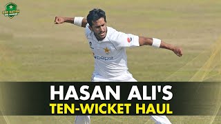 Hasan Alis Sensational 1️⃣0️⃣Wicket Haul vs South Africa at Pindi Cricket Stadium  PCB [upl. by Irakuy]