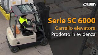 Carrello elevatore Crown SC 6000 [upl. by Nnylsor]