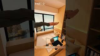 Maximizing Space Efficiency in Small Rooms PART2  shorts youtubeshorts [upl. by Rexford317]