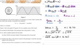 Trigonometry Exam Questions  A Level Maths  Edexcel Pure Year 2  Q24 level 3 [upl. by Jasisa]