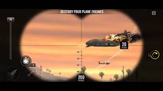 War Sniper Z7 Mission 12 Plane Sailing Destroy Four Plane Engines [upl. by Eleonora269]