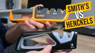 Smiths VS Henckels Portable Knife Sharpener Review [upl. by Hillman364]