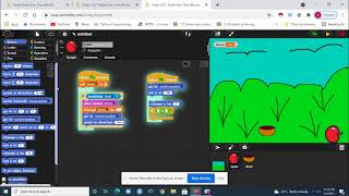 Apple Catcher Game using Snap Programming Language [upl. by Haelat625]