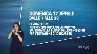 Referendum 17 aprile 2016  Come si vota [upl. by Amarette691]