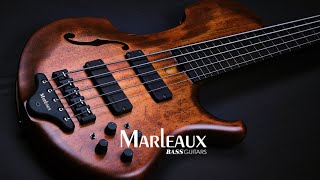 Marleaux Contra Fretless 5 Bass Demo [upl. by Raffarty494]