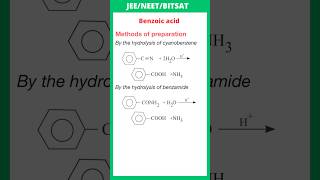 By the hydrolysis of cyanobenzene By the hydrolysis of benzamide  preparation of benzoic acid [upl. by Fernyak]