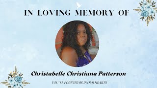 Celebrating The Life Of Christabelle Christiana Patterson [upl. by Lalad]