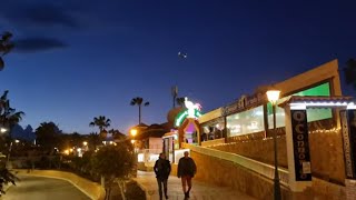 Fuerteventura Canary Islands Spain  Evening Walk Caleta De Fuste [upl. by Annaierb]