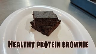 DIET PROTEIN BROWNIE keto recipe weight loss journey easy calories weight loss vlog vegan wellness [upl. by Licna409]