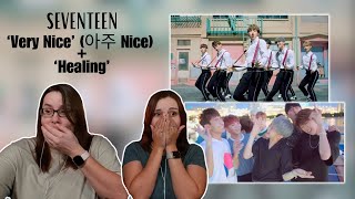 SEVENTEEN세븐틴 VERY NICE아주 NICE amp 힐링Healing Lyrics MVs amp Dance Practice Reaction [upl. by Enneirdna]