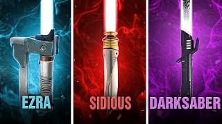 The 10 Most UNIQUE Lightsaber Hilts Explained [upl. by Natek]