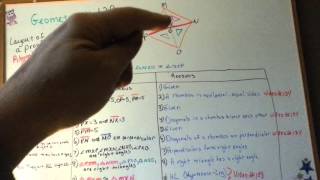 Rhombus Diagonals form Congruent Triangles Proof Geometry 139 [upl. by Adamski]