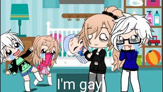 MomDad Im gay 🏳️‍🌈 ll Meme ll Gacha Life [upl. by Ssilb]