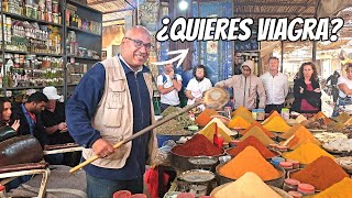 🇲🇦 Nos persiguen los vendedores en Marruecos Pocos turistas entran en este Mercado 🐐 [upl. by Imoyn]