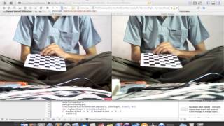 Stereo Camera Calibration by Detecting Chessboard Corners Project SAHE [upl. by Ajidahk]