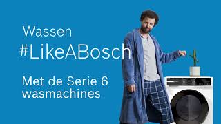 Een nieuw tijdperk voor besparend wassen met Bosch Serie 6wasmachines [upl. by Lakym698]