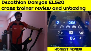 Decathlon Domyos EL520 cross trainer review and unboxing [upl. by Garlen]