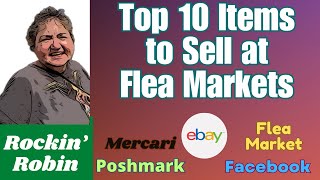 Top 10 Items to sell at Flea Markets in 2024 fleamarket [upl. by Solokin]