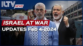 Israel Daily News – War Day 121 February 04 2024 [upl. by Aihsined887]