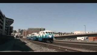 Sounder Cabcar 111 Leads 2 car Trainset to Seattle King Street Station [upl. by Perzan]