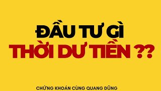 ĐẦU TƯ GÌ THỜI DƯ TIỀN   ĐẦU TƯ CHỨNG KHOÁN CỔ PHIẾU [upl. by Anauqed365]