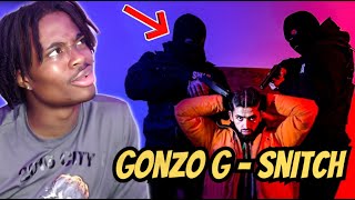 WHO SNITCHED Gonzo G  Snitch Official Music Video  REACTION [upl. by Antonina]