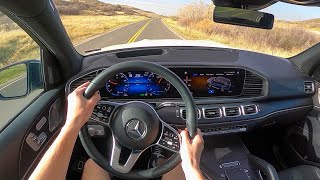 2022 MercedesBenz GLS450  POV Test Drive Binaural Audio [upl. by Eecak]