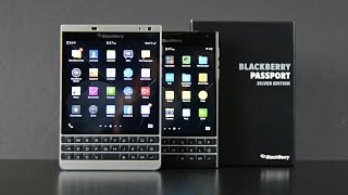 Blackberry Passport Silver Edition Unboxing amp Comparison [upl. by Inihor712]