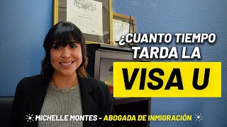 ¿Cuánto tiempo tarda la visa U [upl. by Theodosia]